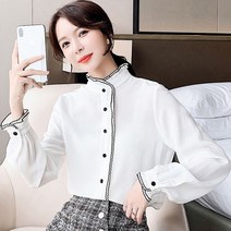 루나걸 세인 라인 블라우스