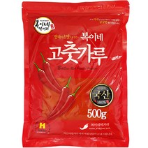 복이네먹거리 국산 고추가루 보통맛 떡볶이 소스용, 500g, 1개