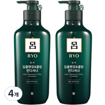 려 청아 두피딥클렌징 컨디셔너, 550ml, 4개