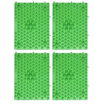 리빙듀오 조립식 발지압 매트, 4개입, 그린