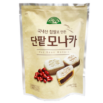 오가닉스토리 국내산 찹쌀로 만든 단팥 모나카, 112g, 1개