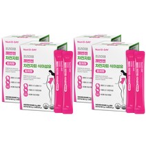 뉴트리디데이 프리미엄 쾌변엔 차전자피 식이섬유 피치맛 30p, 240g, 4개