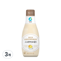 청정원 고소한 마요네즈, 800g, 3개