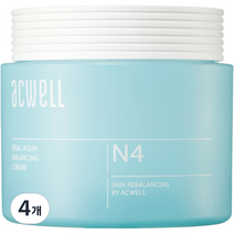 아크웰 리얼 아쿠아 밸런싱 크림, 50ml, 4개