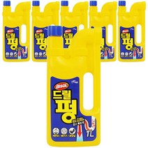 피죤 파워 드릴펑 배수구세정제, 1L, 6개