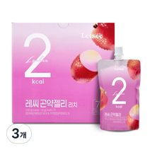 레씨 2kcal 리치 곤약젤리 7p, 1050g, 3개