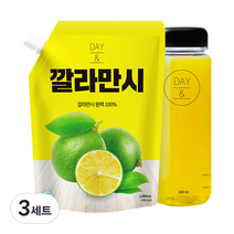 황토농원 데이앤 깔라만시원액 세트, 3세트, 1L