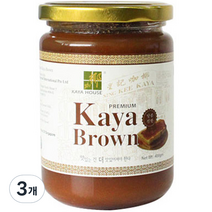 카야하우스 카야잼 브라운, 400g, 3개