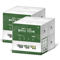 한예지 키스해링 뽑아쓰는 키친타월 150매, 8개