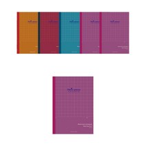 OXFORD 수학 잘펴지는노트 B5 80매, 표지(혼합 색상), 내지(크림), 6개