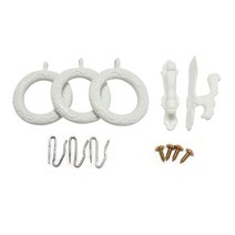GNG 조각커텐링 조각커텐링 24개+커텐핀24개_화이트+후사고리2개+피스4개, 화이트