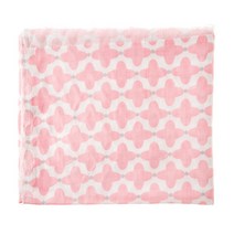 이지텍스 천마당 이중거즈 오리진플라워 원단, 핑크