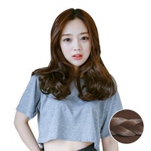핑크에이지 볼륨 글램펌 4피스 슈프림사 붙임머리, BC6# (초코브라운), 1개