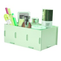 필립로지스틱 3칸 DIY 뷰티박스 정리함, 그린, 1개