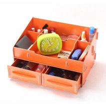 라이프포인트 DIY 화장품 정리함 38, 오렌지, 1개