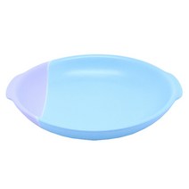 다옴공방 원형 손잡이접시, 민트+라벤더핑크