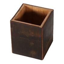 마켓비 DISHOME 대나무 수저통, 사각, 1개