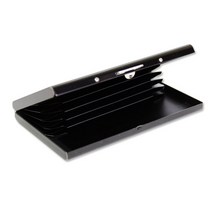 VIC 멀티포켓 명함 케이스 블랙, 1개