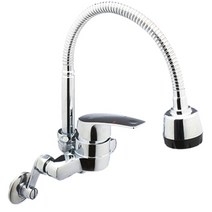 우리수도 OD 벽붙이 코브라 주방 수도꼭지, 1개