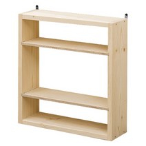 포메리트 미니카 정리대 피규어 선반 소A, 원목색상