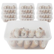 티나피크닉 깊은 사각 한칸 도시락통, 1개입, 10개