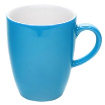 카라 Coffee macchiato mug light blue 머그컵, 혼합 색상, 1개
