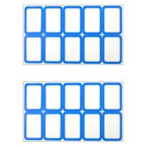 블루마토 라벨2 견출지 58p, 파랑, 2개입