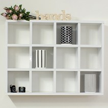 핸즈퍼니쳐 핸즈 12칸 벽선반, 화이트