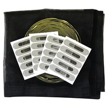 쾌청 일반방충망 검정+검정벨크로+물구멍방충망20p, 1세트