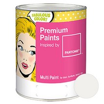 노루페인트 팬톤 멀티 에그쉘광 페인트 1L, Snow White (11-0602)