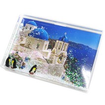 플레이네이쳐 아쿠아스토리 아크릴 워터 액자 포토프레임 펭귄, 혼합 색상