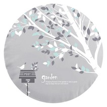 다샵 벽걸이 선풍기커버 패브릭, 시크릿가든