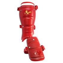 나인 풋가드 우타자 야구 보호장비 NFG-8001, RD(레드)