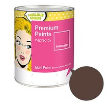 노루페인트 팬톤멀티 에그쉘광 루즈브라운 레드계열 페인트 1L, 포팅 소일(19-1218)