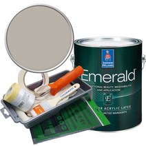 셔윈윌리암스 에메랄드 1L 페인트 세트, SW7023 Requisite Gray1