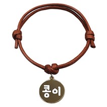 애드봉 펫츠룩 굿모닝 카라멜 반려동물 목걸이 S, 골드(콩이), 1개