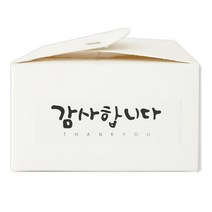 황씨네도시락 레이스 박스 10p + 스티커 캘리 감사합니다 10p, 박스(화이트), 스티커(화이트), 1세트
