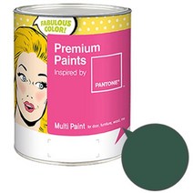 노루페인트 팬톤멀티 에그쉘광 루즈그린파스텔계열 페인트 1L, 헌터 그린(19-5511)