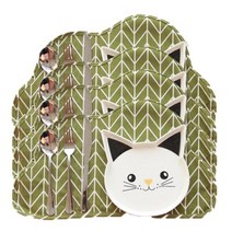 마켓감성 북유럽 구름 식탁매트 4p, 그린나뭇잎, 47 x 27.5 cm