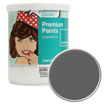 노루페인트 팬톤 내부 실내벽면 무광 페인트 1L, 18-0601 Charcoal Gray