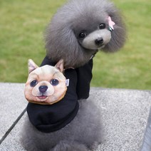 노랜드 반려견 DOG BABY 배낭 스웨터, 블랙