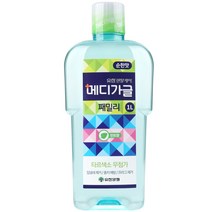 유한양행 덴탈케어 메디가글 순한맛 패밀리 민트향, 1L, 1개