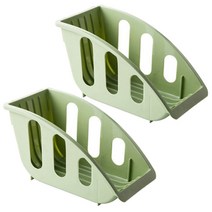 블럭마트 주방 접시꽂이 그린, 2개입