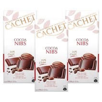 까쉐 코코아닙스 다크 초콜릿, 100g, 3개입