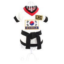 도그아이 애견 태권도복, 검정띠