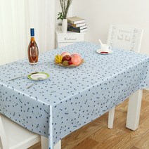 이코디 템퍼레이처 테이블보, 블루베리, 140 x 180 cm