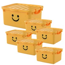 보노하우스 파스텔 초대형 해피박스, 옐로우, 6개