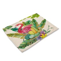 비케이 홍학 홍학 식탁매트, 2, 가로 42cm x 세로 32cm