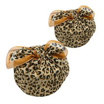 도나앤데코 도시락 보자기 호피테두리, 2개입