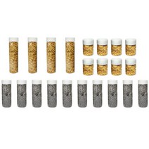 가쯔 냉장고 원형 정리용기 화이트 특대형 4p + 대형 10p + 중형 8p, 1세트, 1개